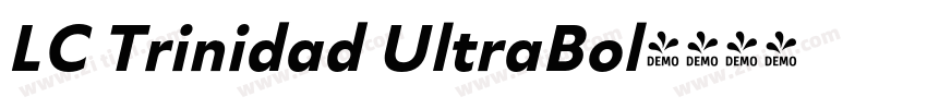 LC Trinidad UltraBol字体转换